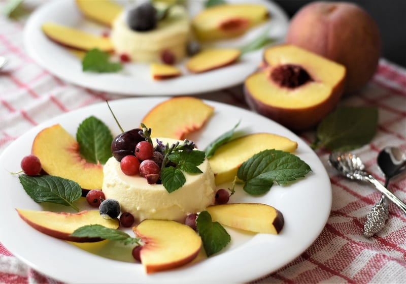 Hibiscus Panna Cotta